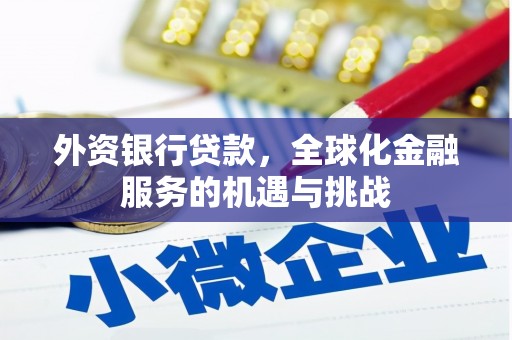 花都外资银行贷款，全球化金融服务的机遇与挑战