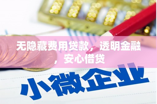 花都无隐藏费用贷款，透明金融，安心借贷