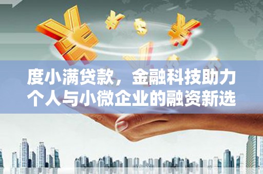 花都度小满贷款，金融科技助力个人与小微企业的融资新选择