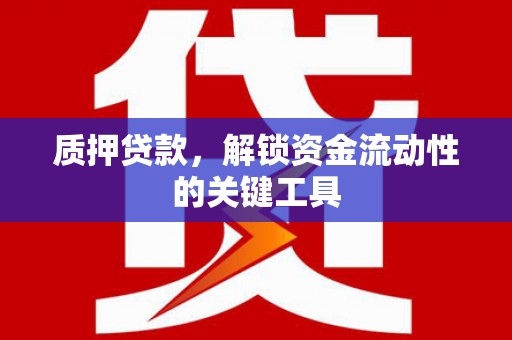 花都质押贷款，解锁资金流动性的关键工具