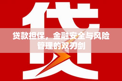 花都贷款担保，金融安全与风险管理的双刃剑