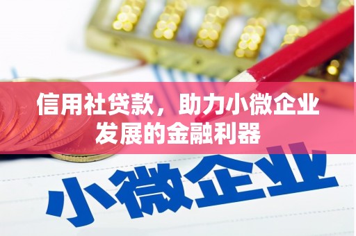 花都信用社贷款，助力小微企业发展的金融利器