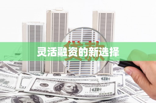 花都灵活融资的新选择