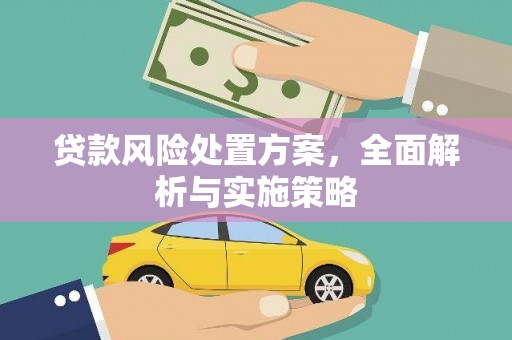 花都贷款风险处置方案，全面解析与实施策略