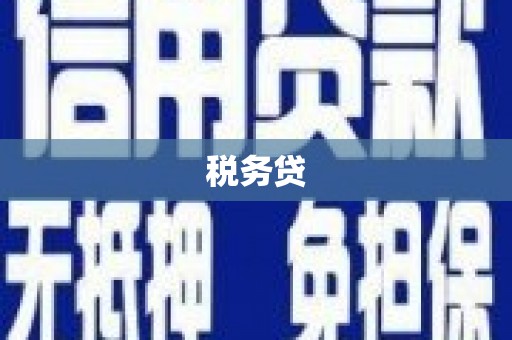 花都税务贷