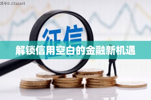 花都解锁信用空白的金融新机遇