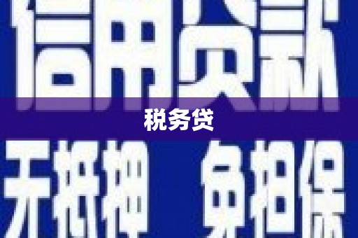 花都税务贷